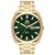 Relógio Orient Masculino Automático - Dourado com Mostrador Verde e Calendário - F49GG021.E1KX - Imagem 1
