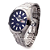 Relógio Orient Masculino Automático - Prata com Mostrador Azul e Calendário - 469SS075F.D1SX - Imagem 2