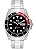 Relógio Orient Masculino Coke - Prata com Mostrador Preto e Calendário - 469SS068F.P1SX - Imagem 1