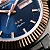 Relógio Orient Masculino 3 Estrelas Heritage Automático YN6MM026-D1SX Azul Safira - Imagem 3