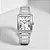 Relógio Orient Tank Eternal GBSS1058-B3SX Masculino Safira Branco - Imagem 3
