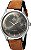 Relógio Orient Bambino 42mm TAC08003A0 Automático Couro Cinza - Imagem 5