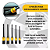 Kit Pincel Lavagem Limpeza Detalhada Carro Moto Vonder - Imagem 5