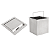 Lixeira de Embutir para Bancada 3L Inox 304 com Tampa Escovada - Imagem 3