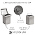 Lixeira de Embutir para Bancada 4L Inox 304 com Tampa Escovada - Imagem 3