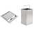 Lixeira de Embutir para Bancada 5L Inox 304 com Tampa Escovada - Imagem 3