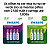 Pilhas Recarregavel Philips,AA 2500ma .Original boa qualid - Imagem 2