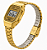 Relógio Casio Digital Dourado Unissex Digital  A168WGs - Imagem 2