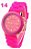 Relogio  Feminino Em Pulseira Silicone Geneva v - Imagem 9