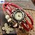Relogio Feminino Couro Moda Vintage - Imagem 3