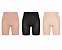Kit 3 Shorts de Meia Conversível - Salmão Claro, Chá e Preto - Imagem 1