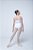 Collant Maya - Branco com Rosa Collant - Imagem 4