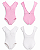 Kit Collant Mandy - Rosa + Branco - Imagem 1