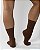 Meia Contemporânea - Deep Brown - Cano médio - Marrom escuro - Imagem 4