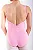 Collant Rita - Areia Rosa com detalhe Franzido - Imagem 5