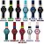 RELOGIO DE PULSO LISO PULSEIRA SILICONE QUARTZ - Imagem 1
