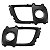 MOLDURA FAROL MILHA NEBLINA COM ARO CROMADO LANCER EVOLUTION - Imagem 2