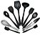 KIT 10 PCS UTENSILIOS DE COZINHA SILICONE ESPAULO CONCHA PEGADOR ESCUMADEIRA - Imagem 2