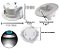 SPOT LED EMBUTIR REDONDO 5W BRANCO FRIO 6000-6500K - Imagem 2