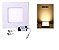 PAINEL PLAFON LED EMBUTIR QUADRADO 3W BRANCO QUENTE 3000-3500K - Imagem 1