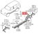SUPORTE MOLDURA PARALAMA MITSUBISHI PAJERO FULL 2000 2001 2002 2003 2004 2005 2006 2007 - Imagem 5