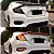 AEROFOLIO TRASEIRO FULL LED FUME SMOKE TYPE 2 HONDA CIVIC G10 2017 2018 2019 2020 2021 2022 - Imagem 2