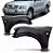 PARALAMA DIANTEIRO MITSUBISHI PAJERO FULL 2003 2004 2005 2006 2007 - Imagem 1