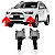 ESGUICHO COM SUPORTE FAROL XENON ASX 2010 até 2020 - Imagem 2