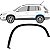 MOLDURA ALRGADOR PARALAMA TRASEIRO ESQUREDO TIGUAN 2008 2009 2010 2011 2012 2013 2014 2015 2016 2017 - Imagem 2