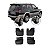 KIT 4 PEÇAS PARABARRO INTERIOR LAMEIRO MITSUBISHI PAJERO SPORT 2000 2001 2002 2003 2004 2005 2006 - Imagem 1