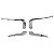 KIT 04 FRISOS / MOLDURA INFERIOR CROMADA PARACHOQUE DIANTEIRO MITSUBISHI L200 TRITON SPORT 2020 2021 2022 2023 - Imagem 3