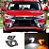 KIT MOLDURA NEBLINA LUZ DIURNA (DRL) MITSUBISHI ASX (PAR) 2017 2018 - Imagem 1