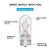 LAMPADA HALOGENA T10 5W 12V PINGO - Imagem 3