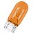 LAMPADA HALOGENA AMBAR LARANJA T10 5W 12V PINGO - Imagem 1