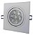 SPOT LED QUADRADO EMBUTIR BRANCO FRIO 7W 6000-6500K MPG THD F804 - Imagem 1