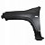 PARALAMA DIANTEIRO COM FURO PISCA L200 TRITON GL GLS TARMAC 2026 2027 - Imagem 7