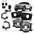 KIT FAROL MILHA NEBLINA L200 TRITON OUTDOOR / GLS 2010 2011 2012 2013 2014 2015 2016 2017 2018 - Imagem 1