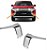 FRISO MOLDURA CENTRAL CROMADA PARACHOQUE DIANTEIRO OUTLANDER 2016 2017 2018 2019 2020 - Imagem 1
