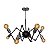 Lustre Pendente Aranha Spider Para 8 Lâmpadas - Imagem 3