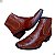 Bota Country Texana Masculina Couro Legitimo De Boi Desenho Anaconda Botina Vaquejada Rodeio Cavalgada Marca Campolina - Imagem 4