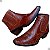 Bota Country Texana Masculina Couro Legitimo De Boi Desenho Anaconda Botina Vaquejada Rodeio Cavalgada Marca Campolina - Imagem 5