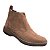 Bota Masculina Casual Cor Marrom Claro Rato Couro Boi Vaca Legitimo Original Botina Solado Borracha Costurado Botinha Country Resistente Resistente Forte - Imagem 1