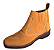 Bota Masculina Casual Cor Amarelo Castor Botina Em Couro Legitimo Original Solado Borracha Costurado Botinha Country Resistente Forte Referencia 2520 Marca Campolina - Imagem 3