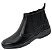 Bota Botina Masculina Casual Cor Preto Couro Legitimo Original Solado Borracha Costurado Botinha Country Resistente Resistente Forte Referencia 2520 Marca Campolina - Imagem 6