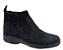 Bota Masculina Casual Cor Preto Botina Couro Nobuck Legitimo Original Solado Borracha Costurado Botinha Country Resistente Forte Referencia 2520 Marca Campolina - Imagem 3