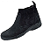 Bota Masculina Casual Cor Preto Botina Couro Nobuck Legitimo Original Solado Borracha Costurado Botinha Country Resistente Forte Referencia 2520 Marca Campolina - Imagem 6