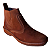 Bota Masculina Casual Cor Marrom Couro Nobuck Legitimo Original Botina Solado Borracha Costurado Botinha Country Resistente Resistente Forte Referencia 2520 Marca Campolina - Imagem 5