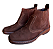 Bota Masculina Casual Cor Marrom Couro Nobuck Legitimo Original Botina Solado Borracha Costurado Botinha Country Resistente Resistente Forte Referencia 2520 Marca Campolina - Imagem 2