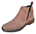 Bota Masculina Casual Cor Marrom Claro Com Ziper Fecho Couro Legitimo Original Botina Solado Borracha Costurado Botinha Country Resistente Forte Referencia 2520 Marca Campolina - Imagem 4