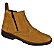 Bota Masculina Casual Cor Amarelo Castor Com Ziper Fecho Couro Legitimo Original Botina Solado Borracha Costurado Botinha Country Resistente Forte Referencia 2520 Marca Campolina - Imagem 3